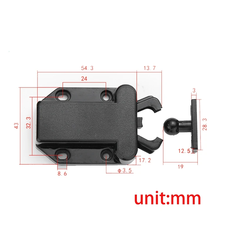 กลอนตู้แบบกดเปิดสำหรับประตูตู้ลิ้นชัก