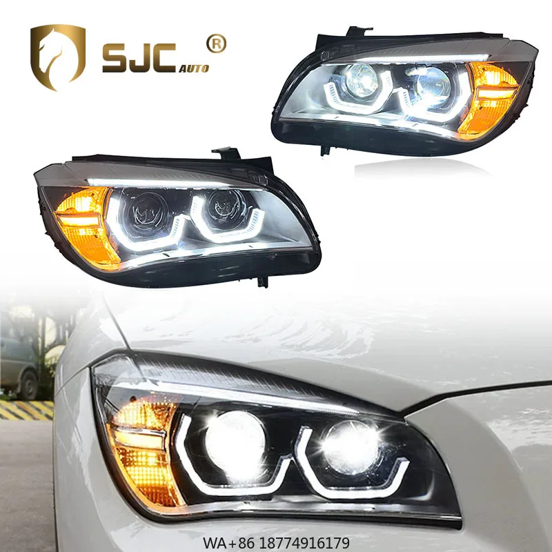 

Авто для X1 E84 фары в сборе 10-15 модифицированные дневные ходовые огни светодиодные линзы популярная система освещения Play&Plug