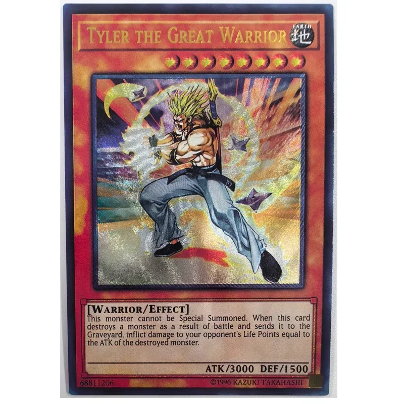 Yu Gi Oh Tyler wielki wojownik japoński 68811206 zabawki Hobby kolekcjonerskie kolekcja gier karty Anime