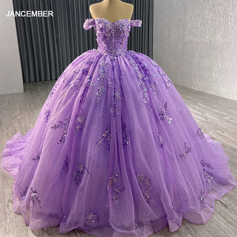 2024 Short Sleeve Purple Perspective American Clothing Dress Appliques Bridal Evening Dress Women vestidos de noite RSM241028