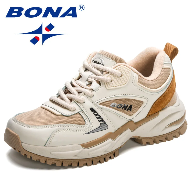 BONA 2023 New Designers Outdoor Sports Shoes Running Shoes Women Fashion Sneakers Comfortable Athletic Training Footwear Ladies