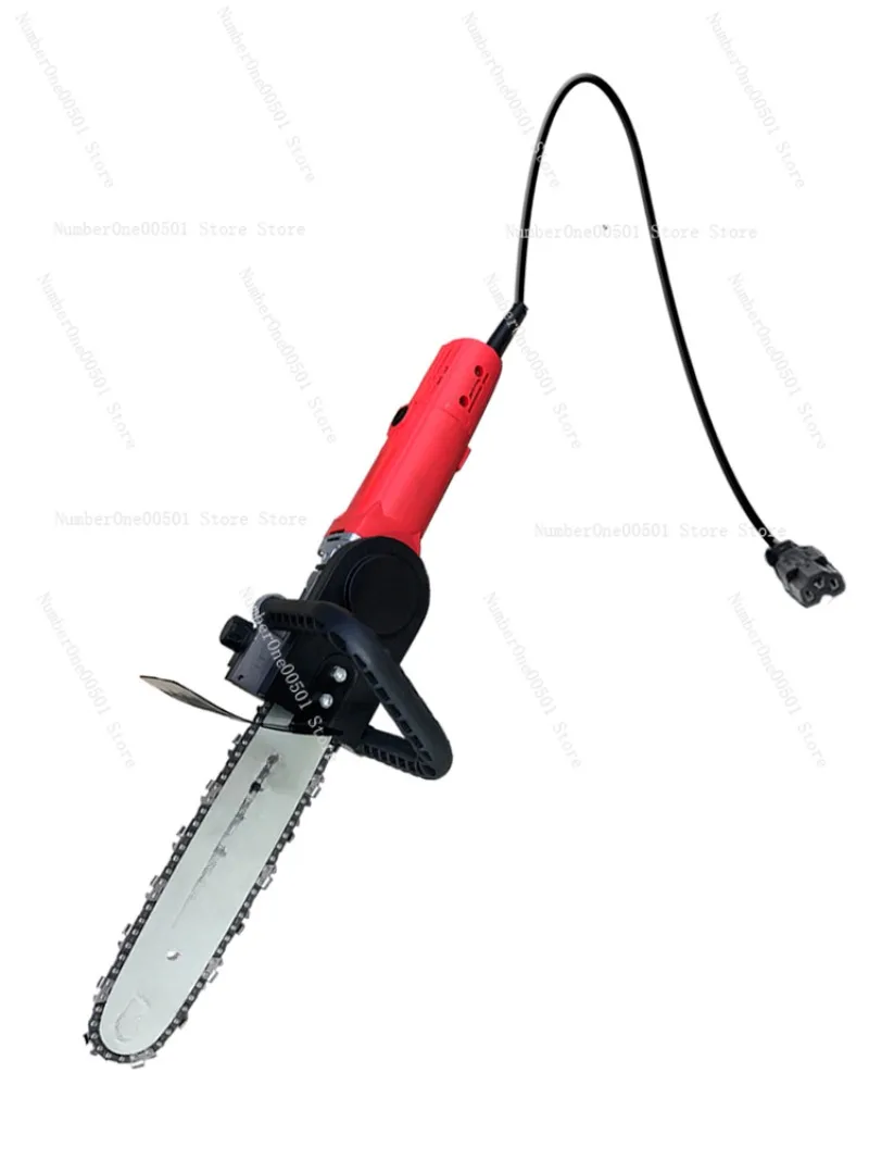 

Lithium battery rechargeable high-altitude pruning branch saw telescopic extension rod garden fruit tree chain saw