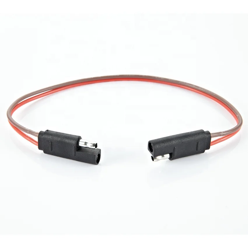 American 2-Way Flat Contact Trailer Connector Wiring Harness Adapter with Cable