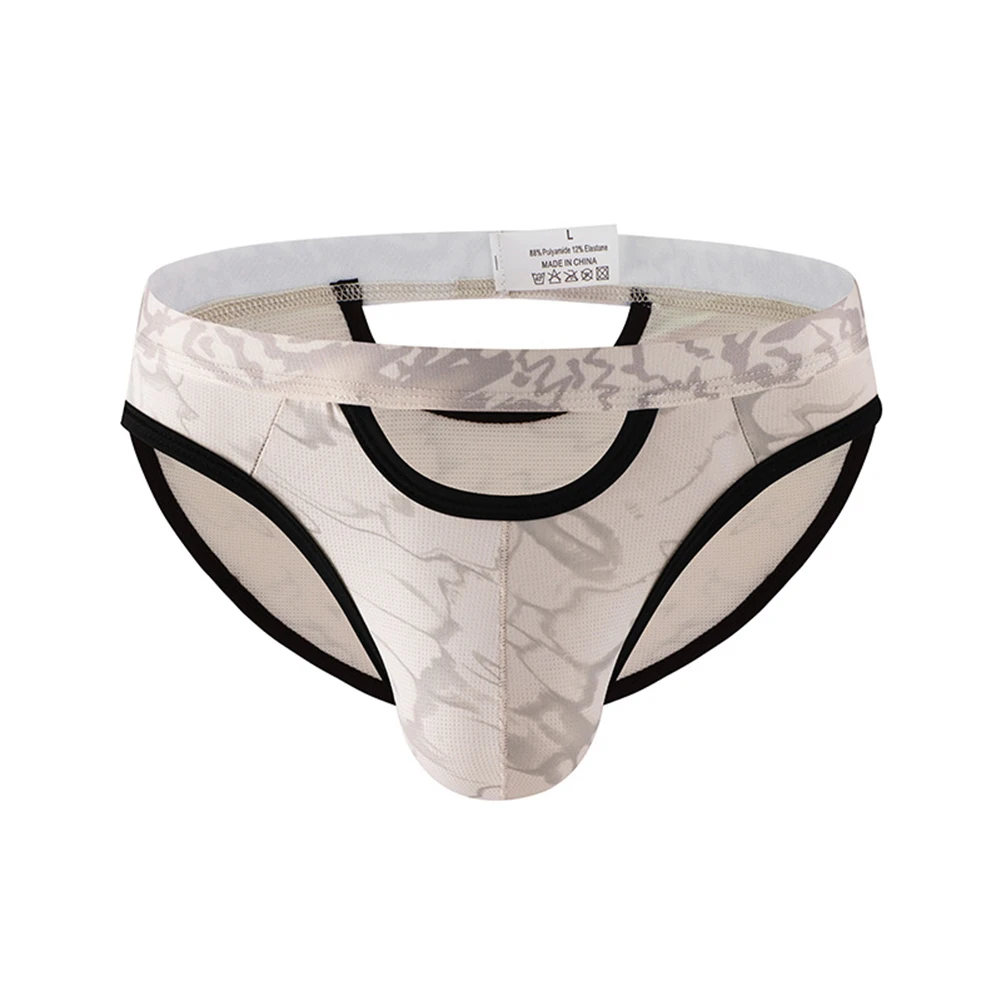 

Дышащее нижнее белье, трусы с низкой посадкой, мужское модное нижнее белье 20, ткань из спандекса, 80, полиамидная ткань, выпуклые трусы-мешочки