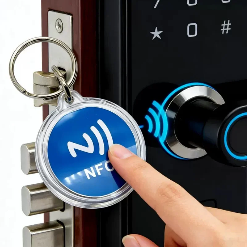 1Pcs GEN2 CUID RFID NFC Tag 13.56MHz Block 0 Changeable UID Keyfob 1K S50 Rewritable Access Card Support Android MCT App Modify
