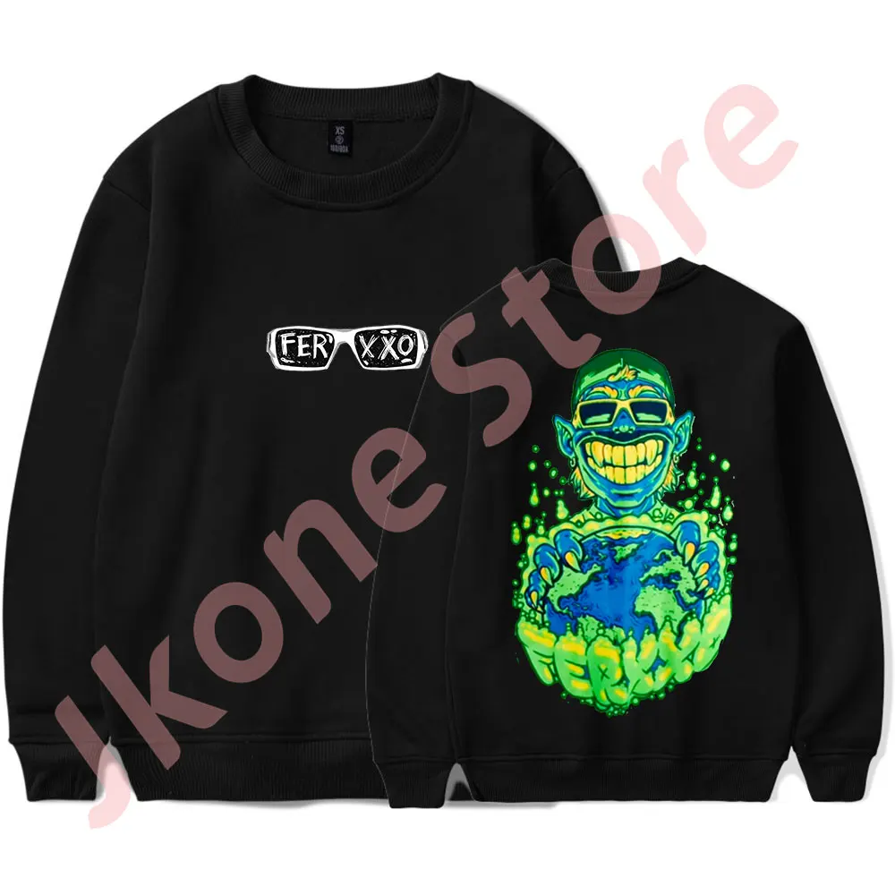 Ferxxo World Tour Crewneck Feid Ferxxocalipsis Merch Long Sleeve Cosplay Women Men Fashion Casual Sweatshirts