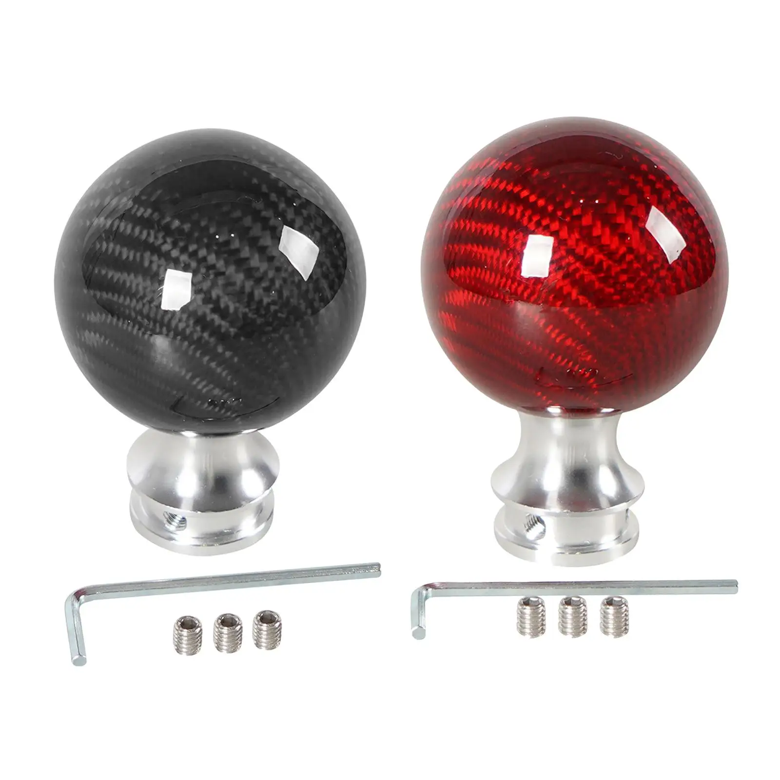 Auto Ball Knob Replace Carbon Fiber Racing Gear er Lever Knob