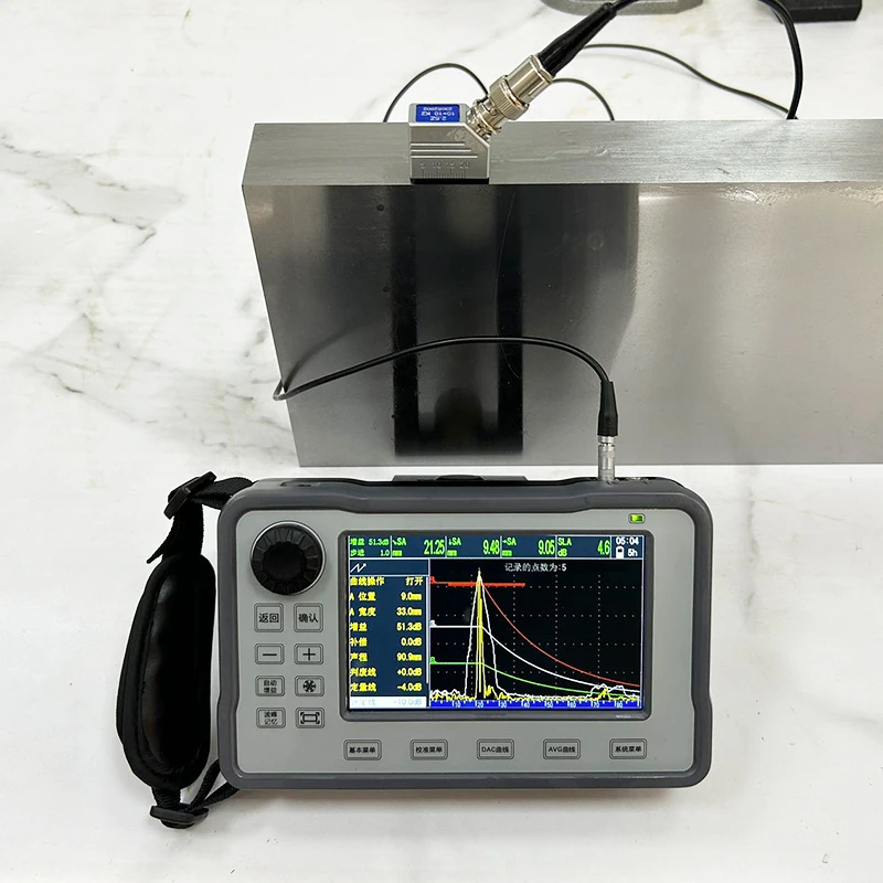 Ultrasonic Flaw Detector Crack Loose Pore Inclusion Detection Machine B Scan AVG DAC Curve Flaw Testing Equipment view 4