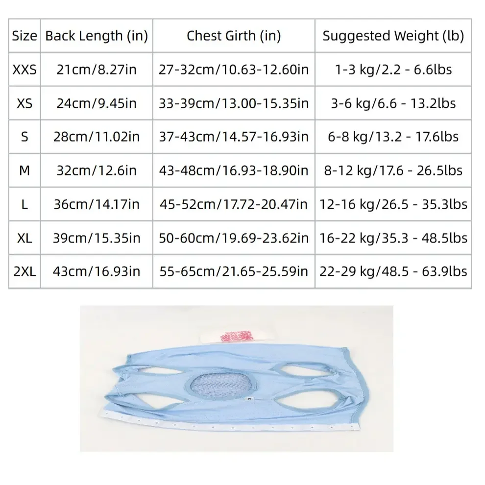 1pc Dog Anti-People Clothing, Mother Cat Breathable Spay Clothes, Puppy Weaning Suit, Post-Operation Anti-Licking Gear