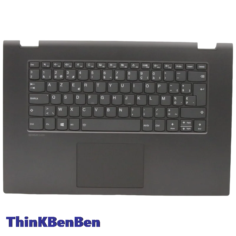 

BE Belgian Black Keyboard Upper Case Palmrest Shell Cover For Lenovo Ideapad Flex C340 15 15IIL 15IWL 15IML 5CB0S17630