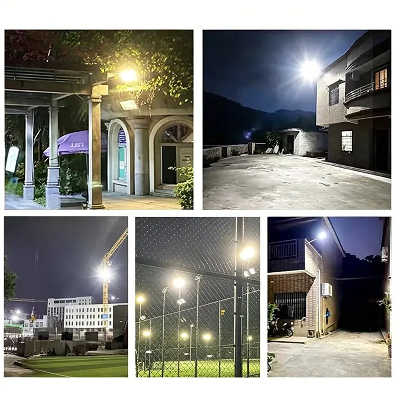 [ABFI!】 Solar Wall Light For Outdoor Motion-Sensor LED Spotlight With Built-In Battery Power System