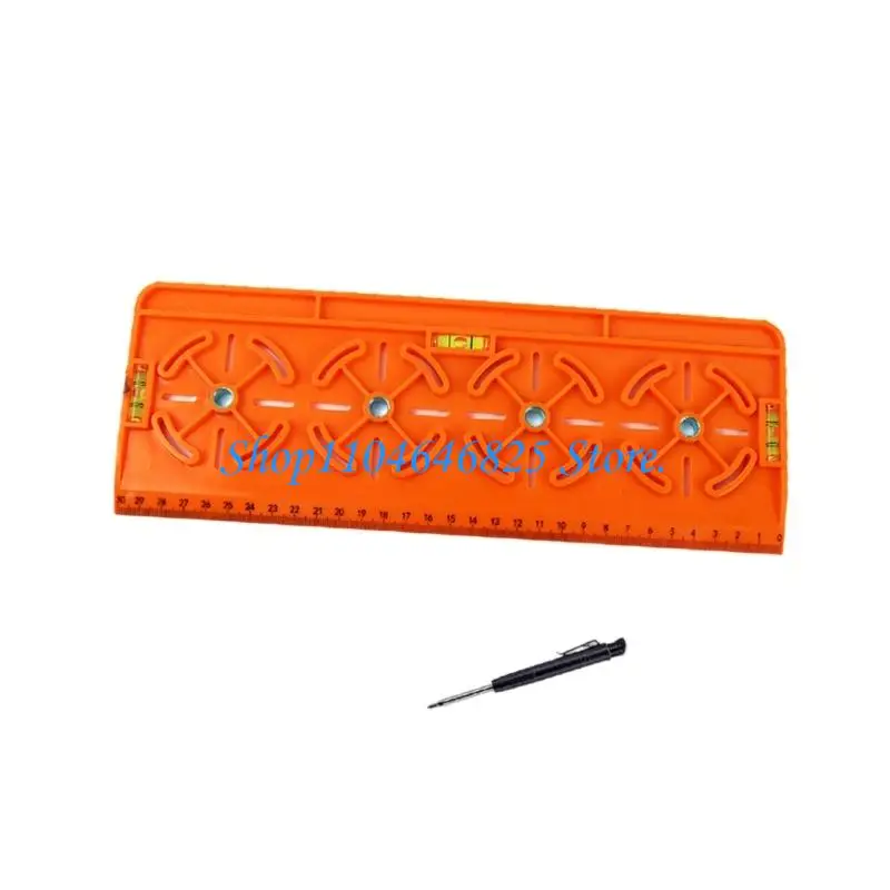 

Professional Electrician Drilling Assistance Board For Exact Outlet Openings With Measuring Guide