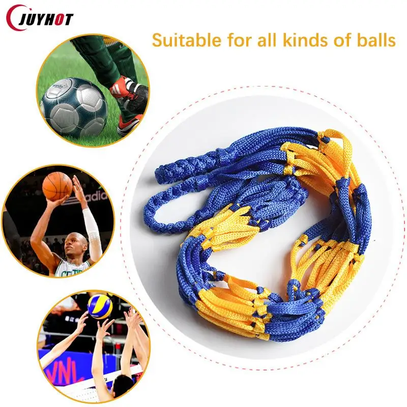 Football Net Bag Nylon Bold Storage Bag Single Ball Carry Portable Equipment Outdoor Sports Soccer Basketball Volleyball Bag