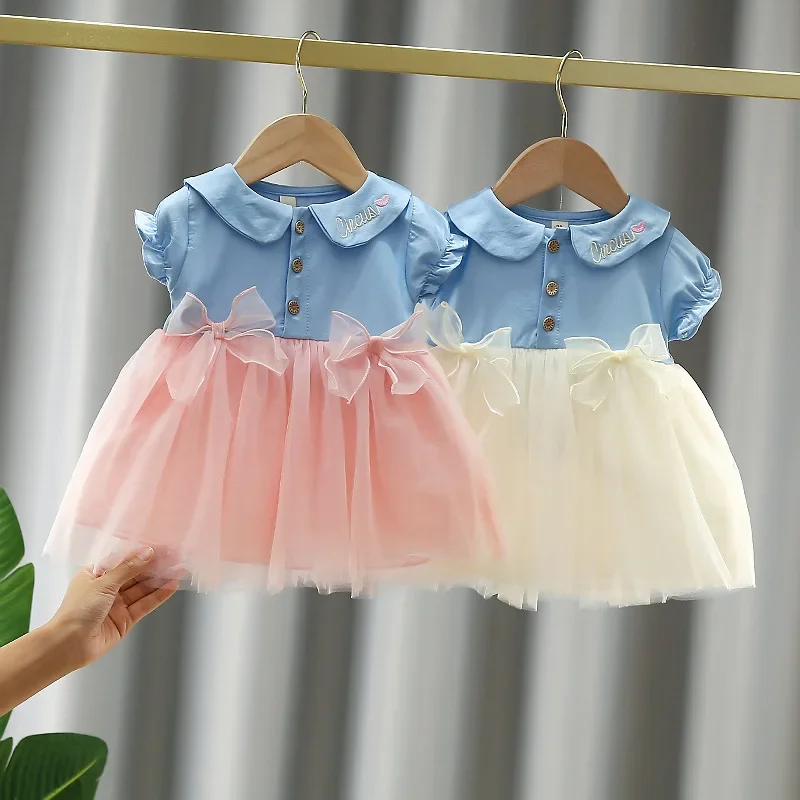 

Newborn Baby Girls Summer Clothes Dress for 1 year Toddler Girl Baby Clothing Princess Birthday Party tutu Dresses Vestidos