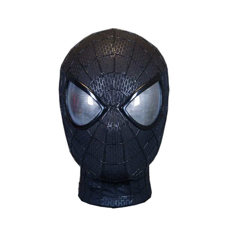 Handmade Spider-Man 2 Movie Accuracy Garfield Version Cosplay Mask Peter Parker Handicraft Collectible Item For Gift image 3