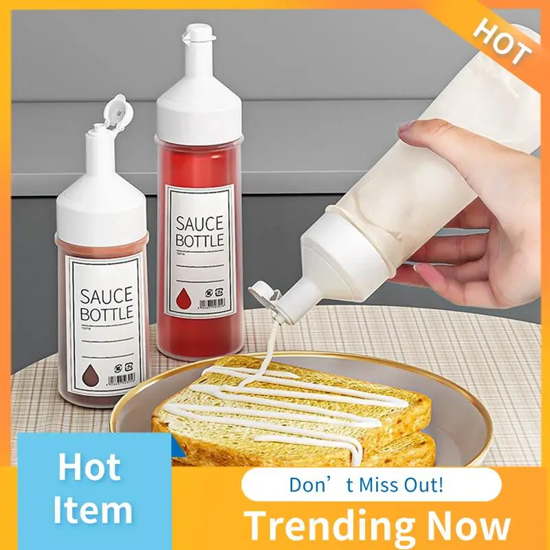 

AB08-Squeeze Sauce Bottle Seasoning Jar Multi-Purpose Dispensing Bottle, Salad Ketchup Sauce Bottle S