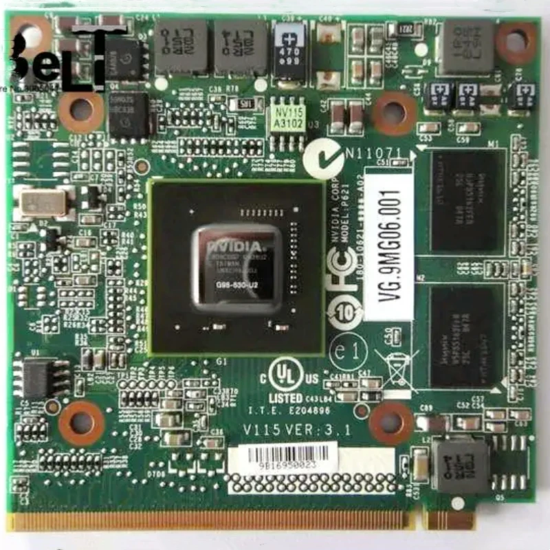 GeForce - Video graphics cards for Acer Aspire 9300, 256M GS, 9300MGS, MXM II, DDR2, 4730 MB, G98-630-U2, 4930, 5930, 6930, 4630