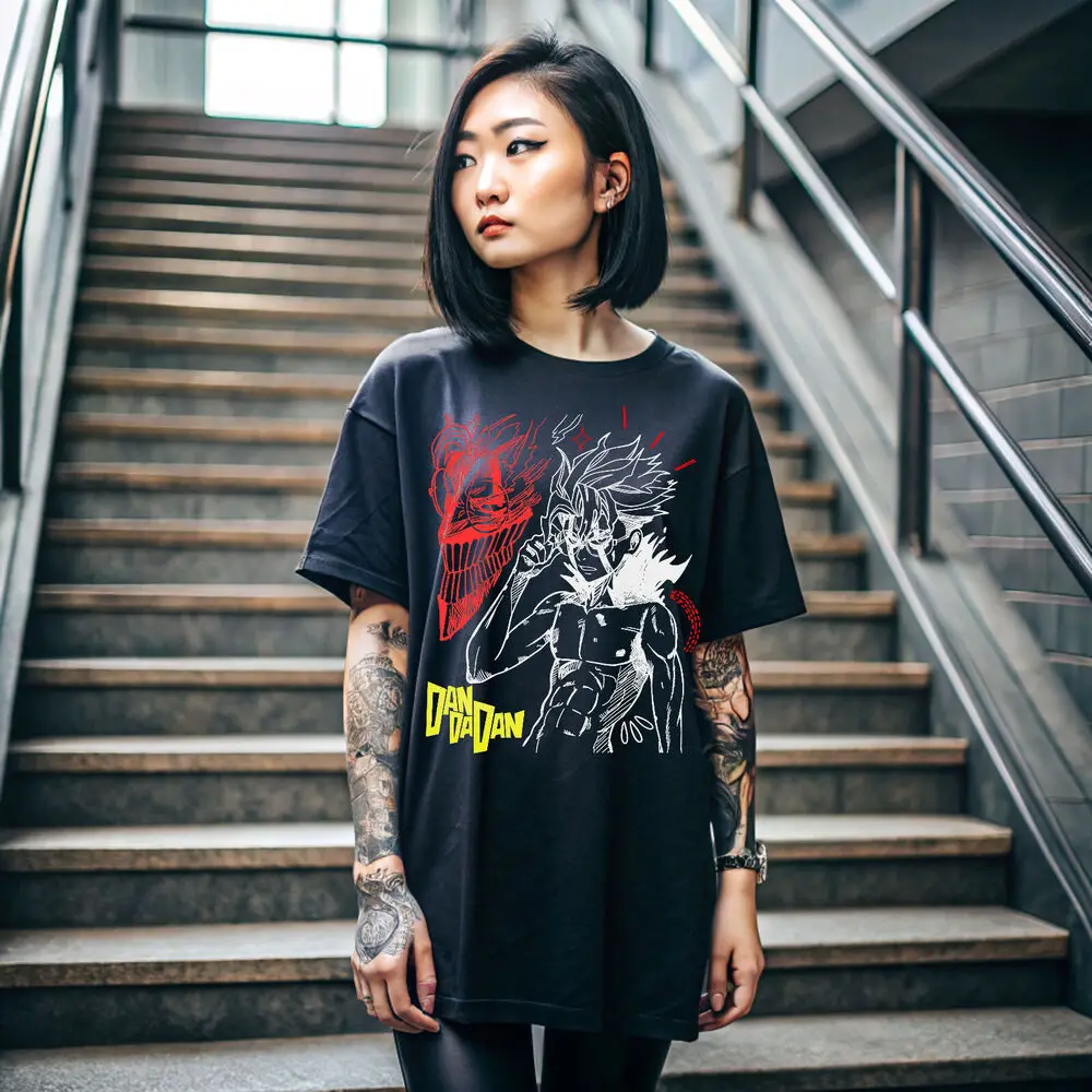 Dandadan T-shirt Japanaise Anime Manga Gift Exclusive Shirt All Size image 4
