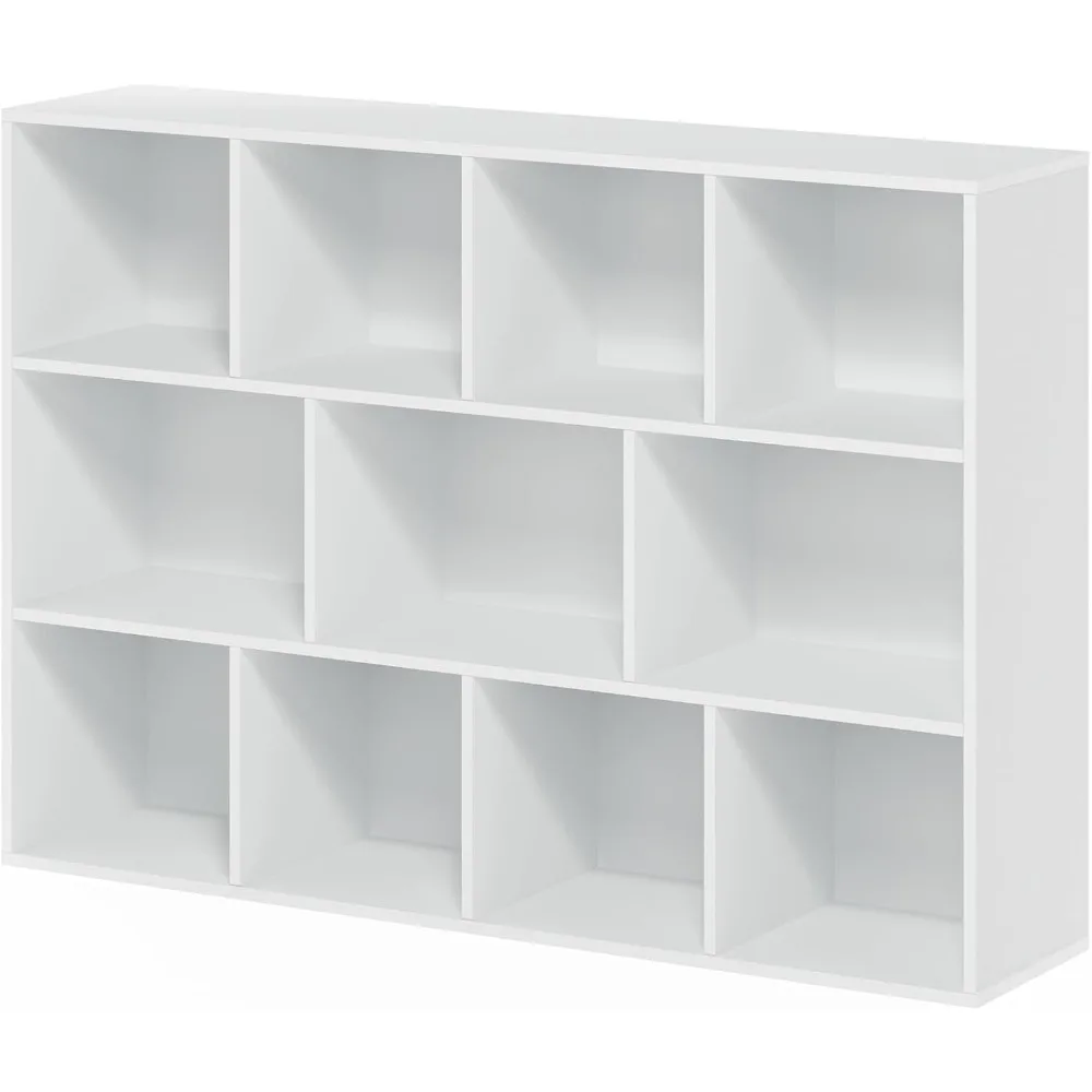 ตู้หนังสือ/หนังสือ/ที่เก็บของ Luder 11-Cube สีขาว