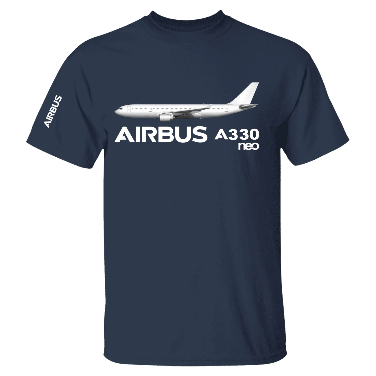 The Airbus A330 neo Flight Pilots Short Sleeve T-shirts Cotton Graphic T Shirts for Men Women Tops Tee