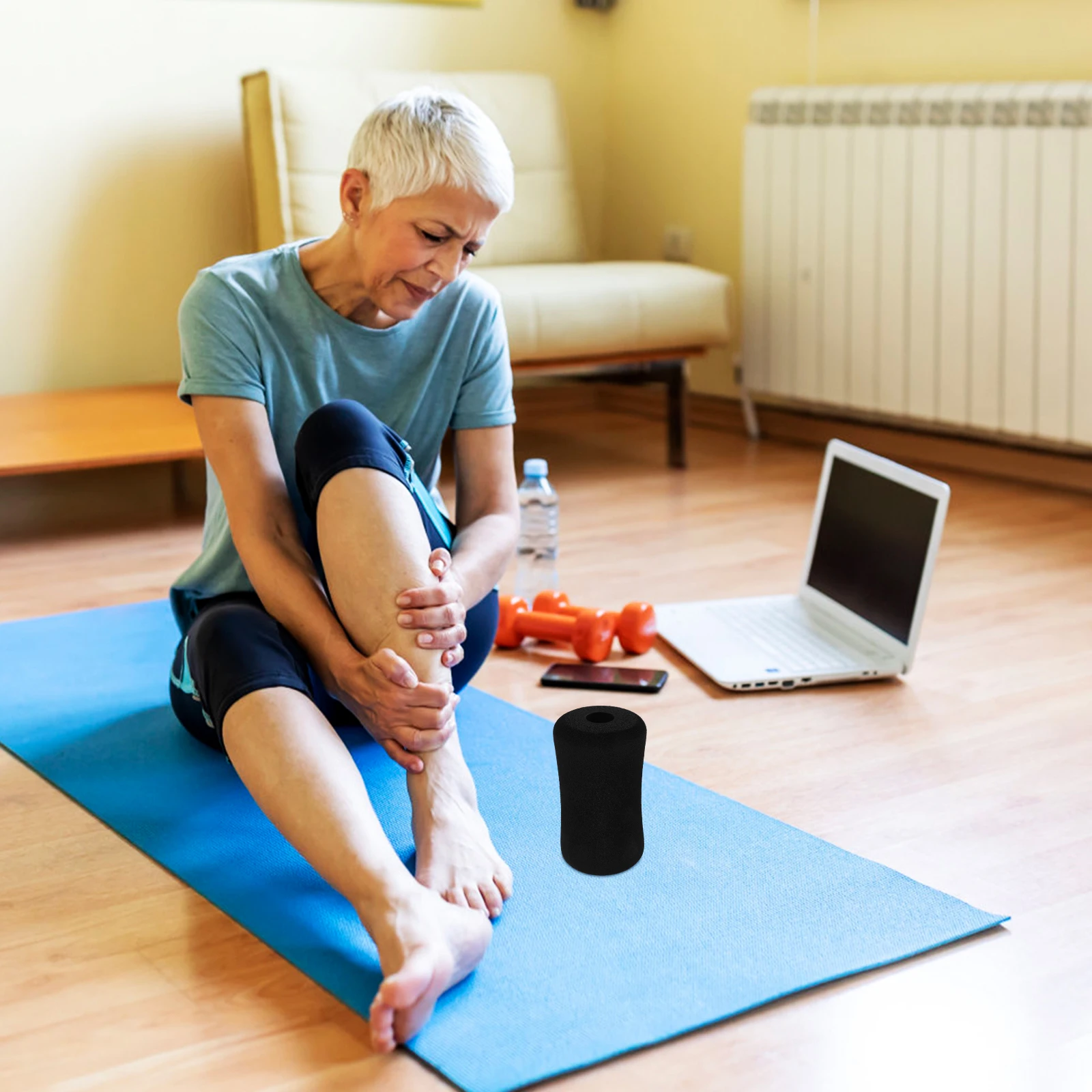 

3pcs Exercise Equipment Sponge Cover Set High-Density Replacement Pads For Sit-Up Boards Foot Roller Pads Universal Fit Durable