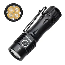 New Release Wurkkos TS25 Powerful 4000lm EDC 21700 Flashlight Quad TIR Optic With Multi Color Aux LEDs Anduril 2.0 UI USB C Char