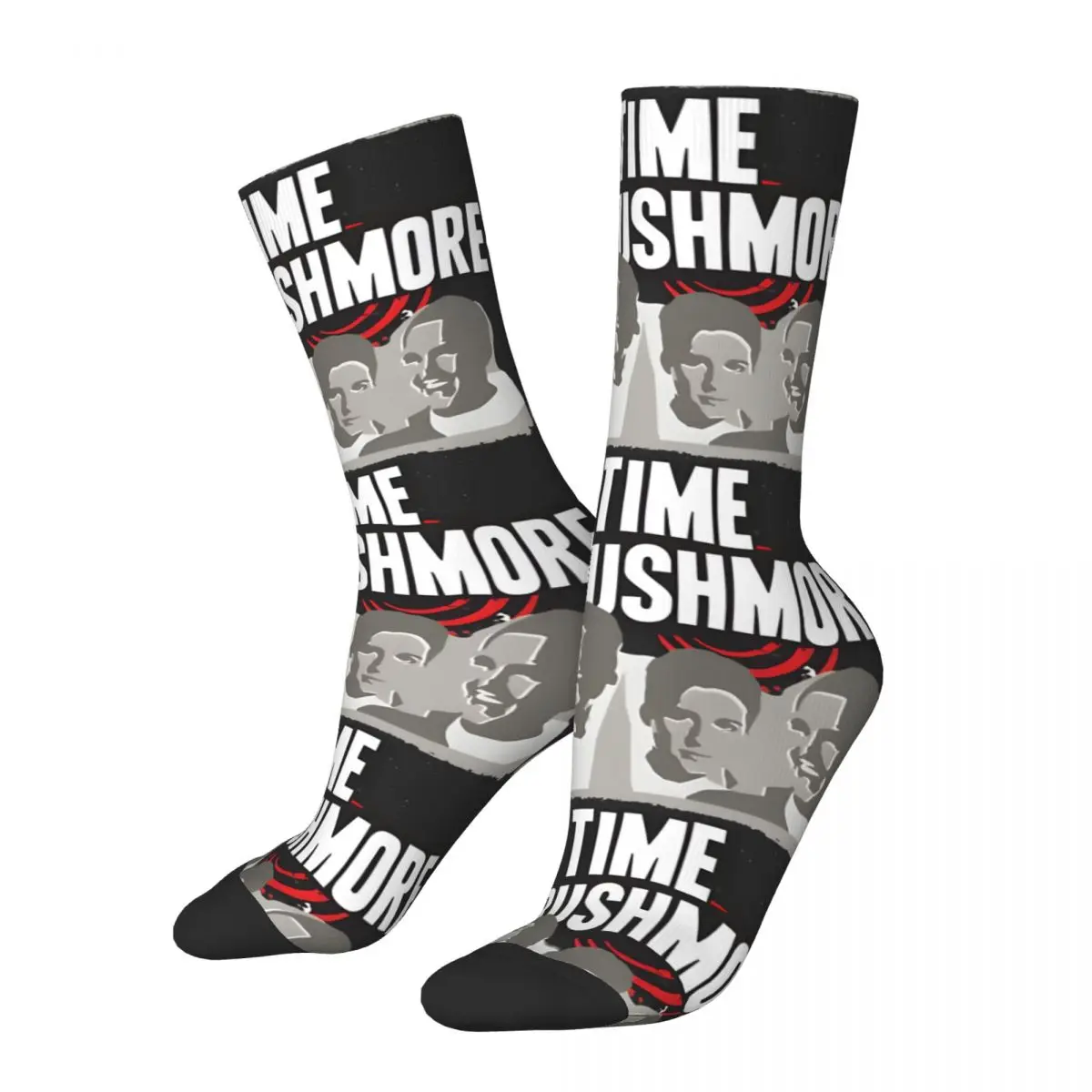 Funny Happy Big Time Rushmore Men's Socks Vintage Harajuku Big Time Hip Hop Novelty Seamless Crew Crazy Sock Gift Printed