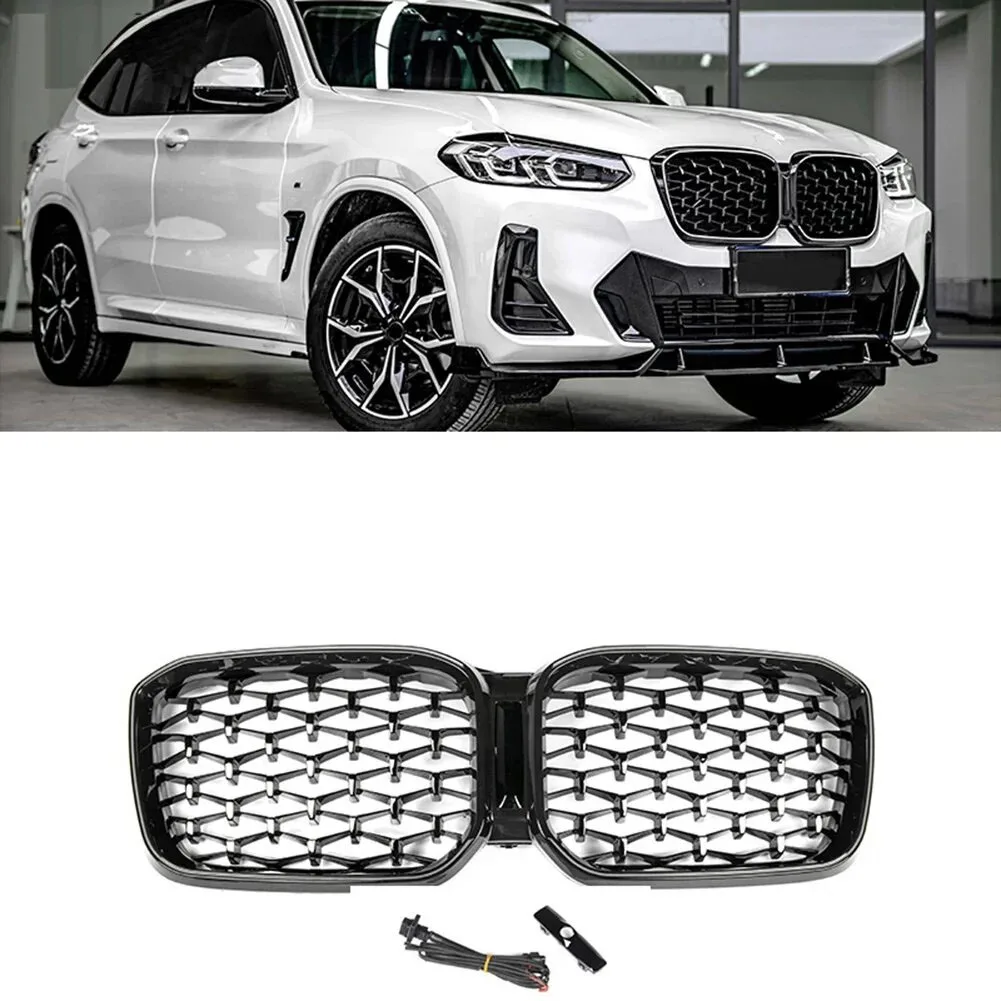

Car Front Radiator Kidney Bumper OEM Hood Grilles Replacement For BMW X3/X4 G01 G02 G08 xDrive 25i 30i M40i LCI 2022-2024