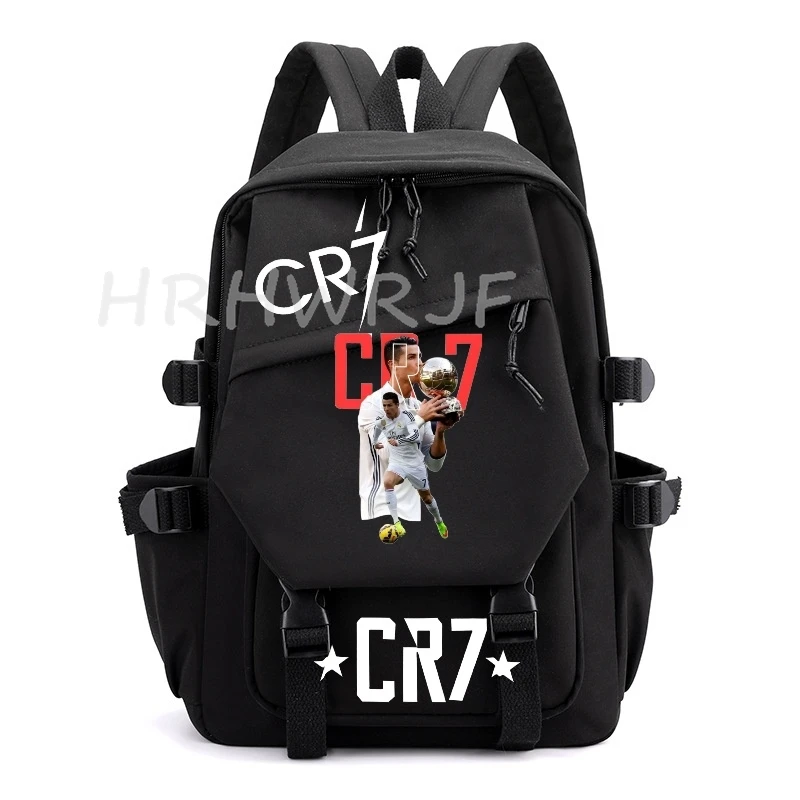 INS Capacity CR7 Backpack for Women  Men Lightweight Software Student School Bags Fashion Traval Bag Teens Laptop Mochilas
