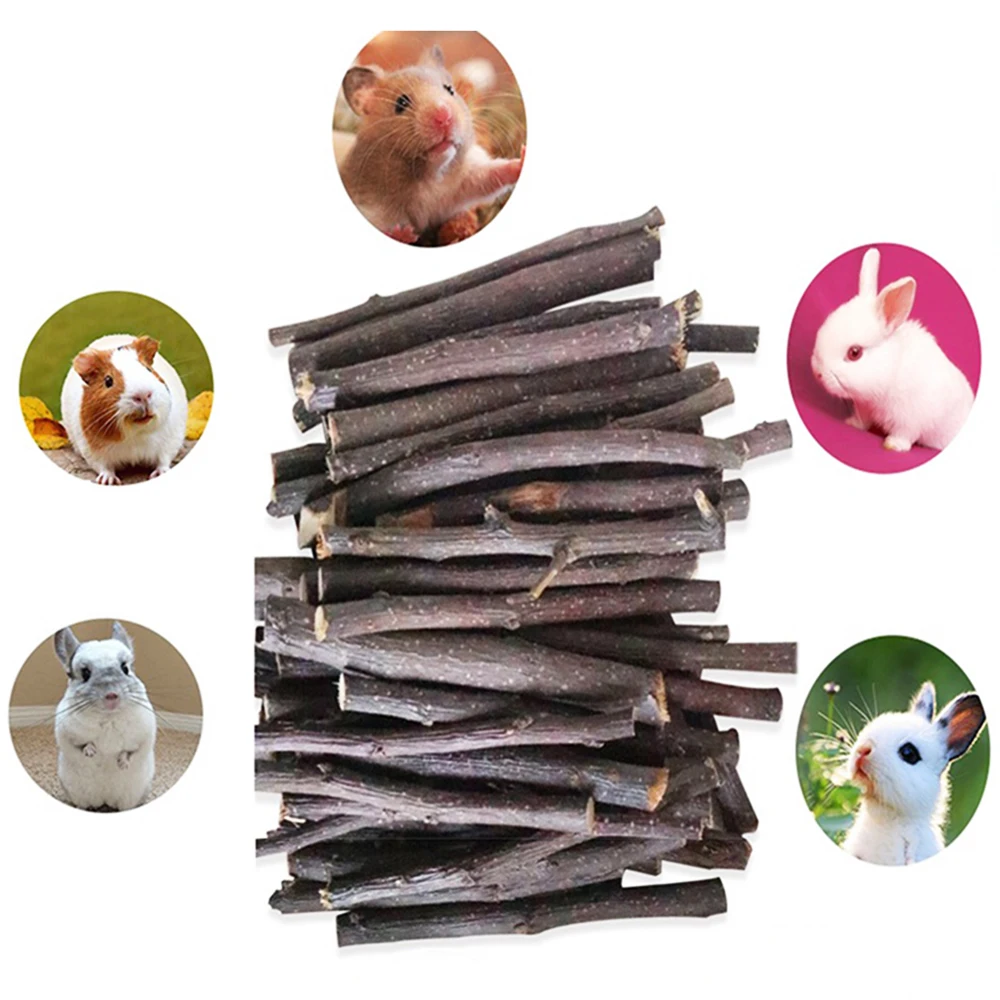 

1000g Professional Hamster Rabbit Teeth Grinding Apple Tree Chew Stick Minerals Molar Stone Toys For Chinchilla Small Animal Toy