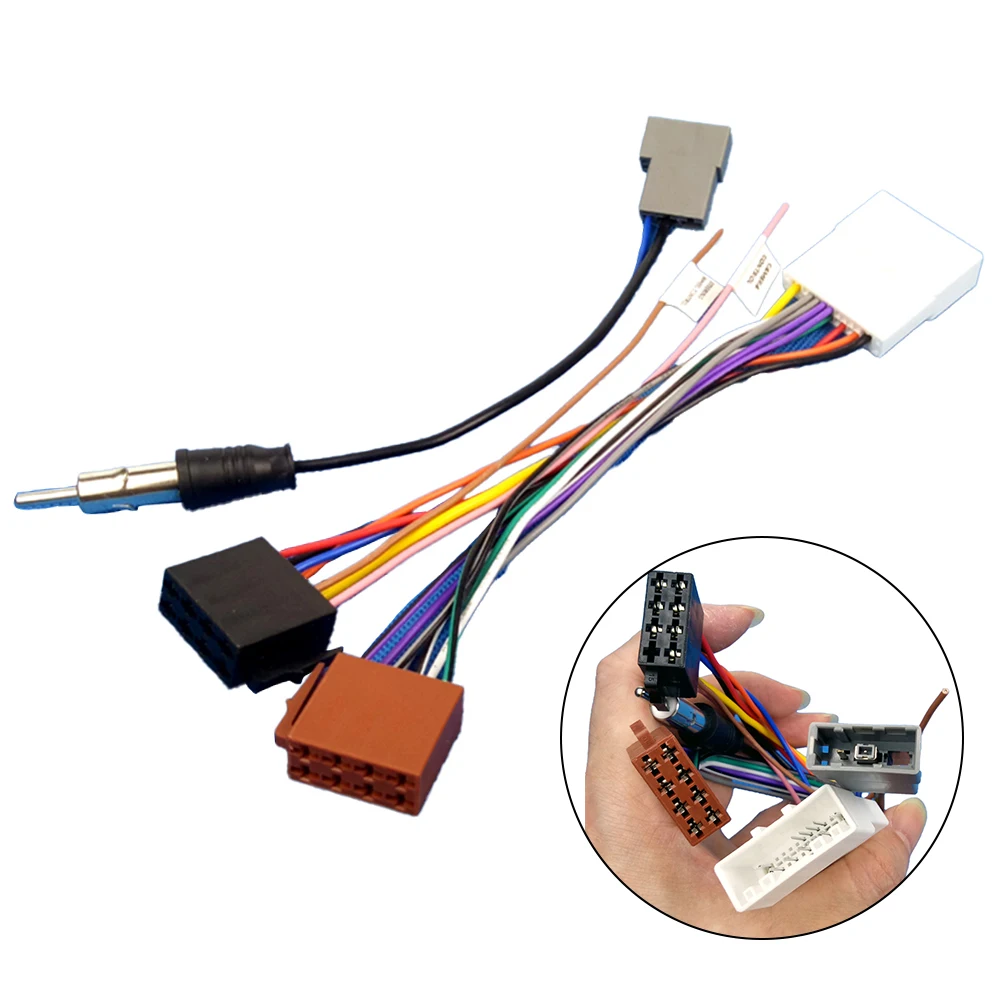 Cavo Adattatore ISO Nissan Con Decoder Canbus – Per Autoradio Originali Con Navigatore (Qashqai, X-Trail, Rogue 2014-2018), Plug-and-play, Include 2 Porte USB