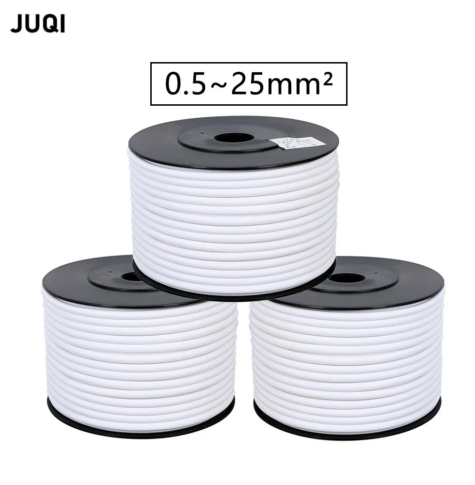 1 roll 0.5/0.75/1.0/1.5/2.5/4/6/8/10/12/16/25mm ²  PVC number tube casing white handwritten electrical wire marking plum tube