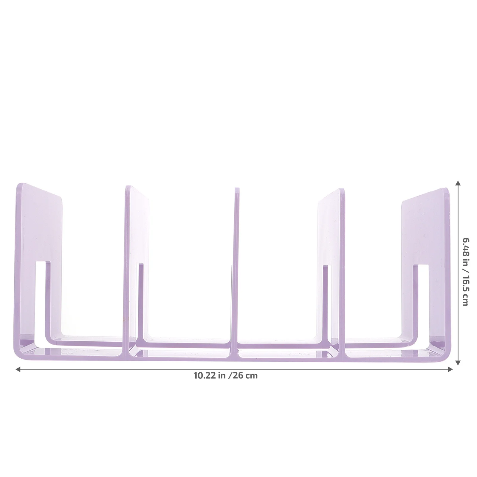 1pc Bookend Desk Book Rack Acrylic Book Holder Bookend Support For Office Home Study Room Organizer Student Gift