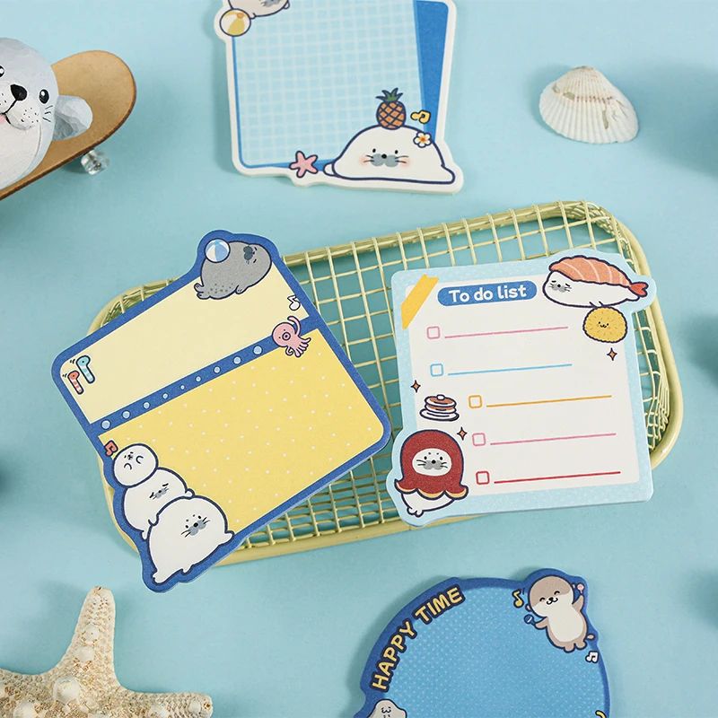 30pcs/Seal Family Series Tear- - огляд і ціна Sticky Note Dispenser
