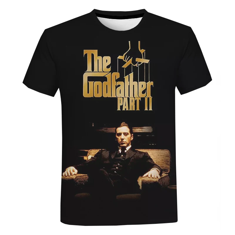 The Godfather T-shirts 3D Print Classic Movie Men Woman Short Sleeve Tees Streetwear Harajuku Oversized T Shirt Kid Tops Clothes