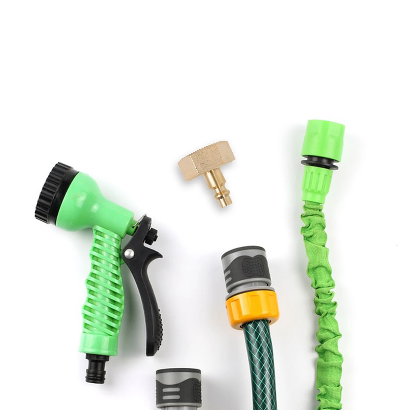

Blow Adapter Hose Camper Air Out Compressor to Garden Thread Water Line Copper Brass Plug Rv Blowout with Quick Connect