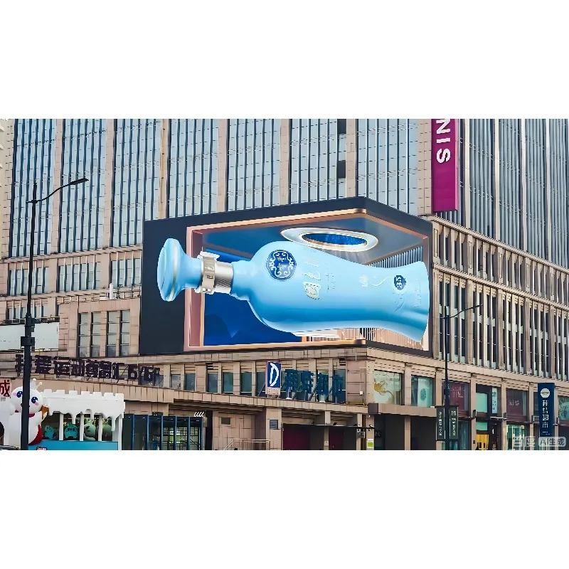Custom Digital Signage Price 3D Advertising Flexible Outdoor Video Wall Panel Pantalla Led Display 20000nits