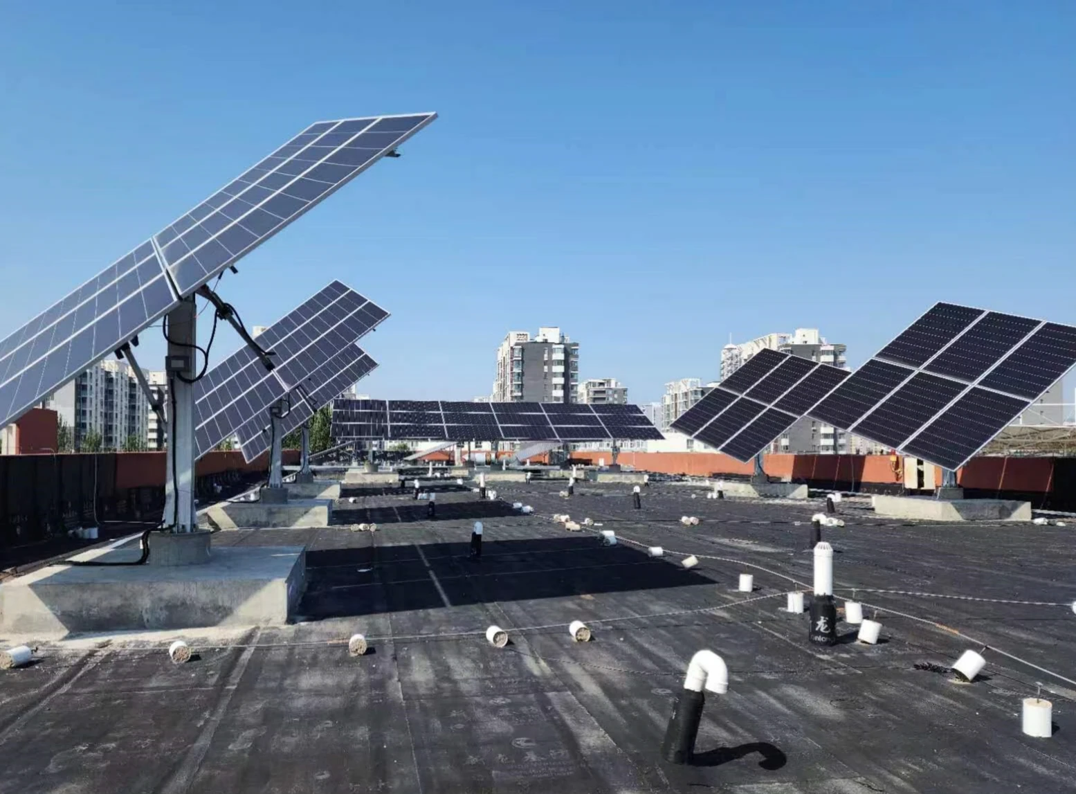 4-12 Solar Panels Two Axis Tracking System