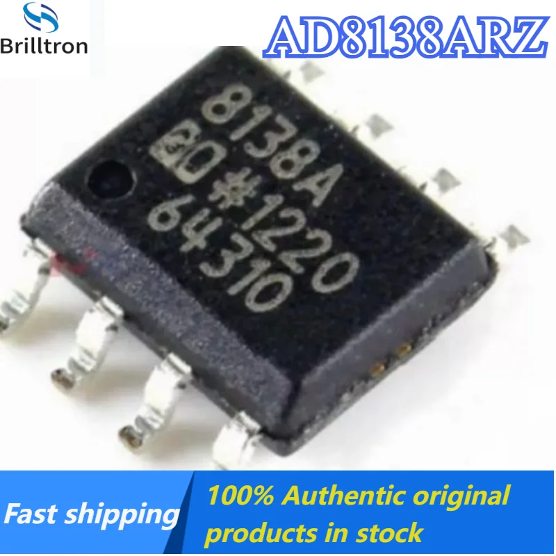 5-20PCS 100% New AD8138ARZ SOIC-8 Differential Driver IC Brand New Original In Stock , Fast Shipping.