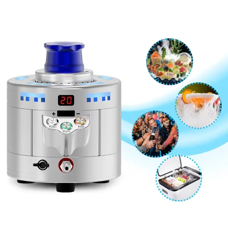 Portable  Dry Ice Fog  Machine Dry Ice Maker for Party Restaurant