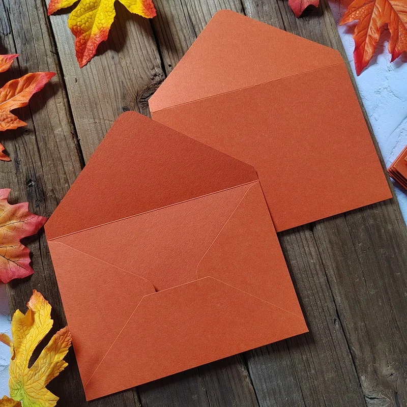 Burnt Orange Envelopes, Suitable for Wedding 5 \