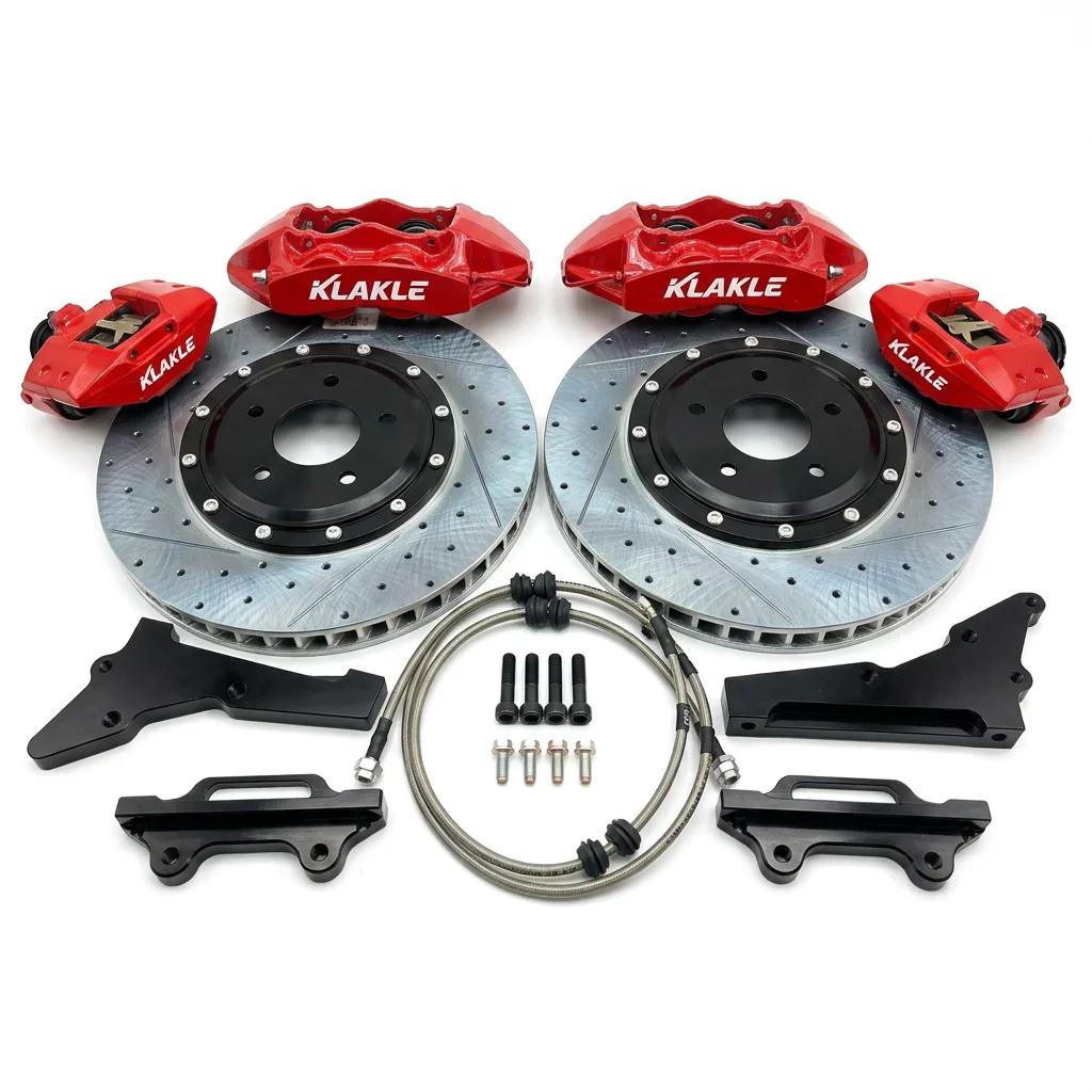 

KLAKLE GT4 Brake System Electronic Parking Brake Caliper 355*32mm Brake Rotor Disc Kits for Honda CRV URV