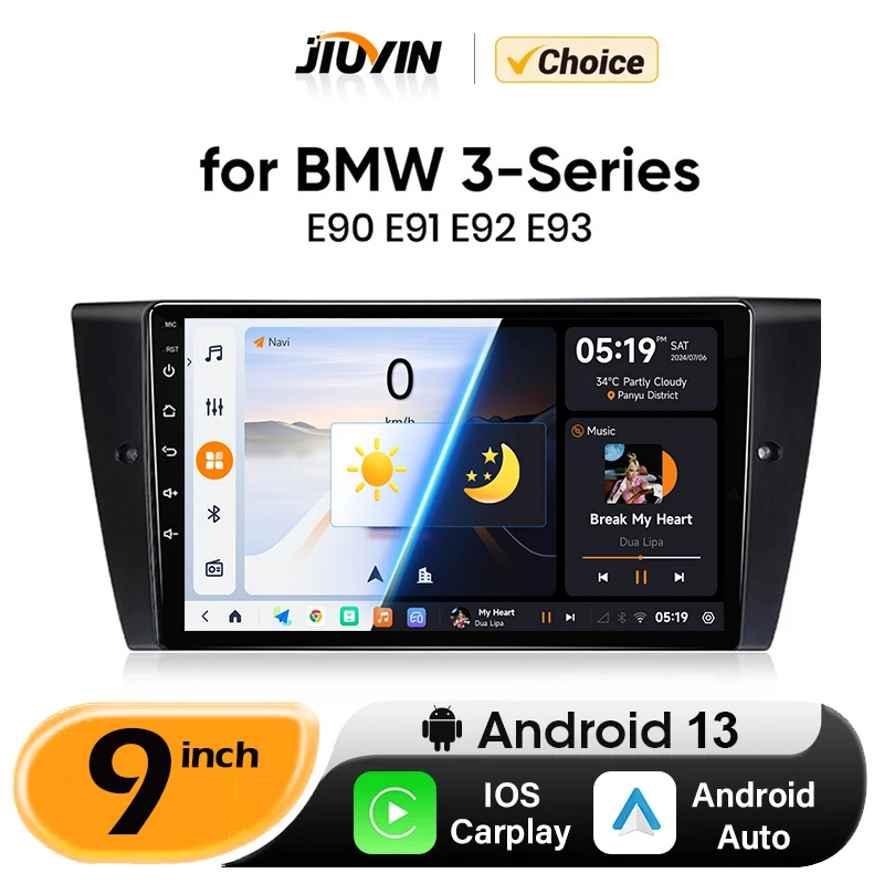 

JIUYIN MG18 Car Radio For BMW 3-Series E90 E91 E92 E93 wireless CarPlay Android Auto car intelligent systems No 2 din 2din DVD