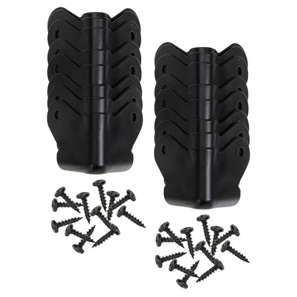 

16 шт. защитных уголков для динамиков из железа, сверхпрочные, для краев акустических систем, быстрая установка, ударопрочные, для мебели