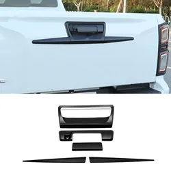 For Isuzu D-MAX DMAX 2021 2022 2023 Accessories Car Rear Tail Door Handle Protector Sticker Cover Door Handle Catch Protection