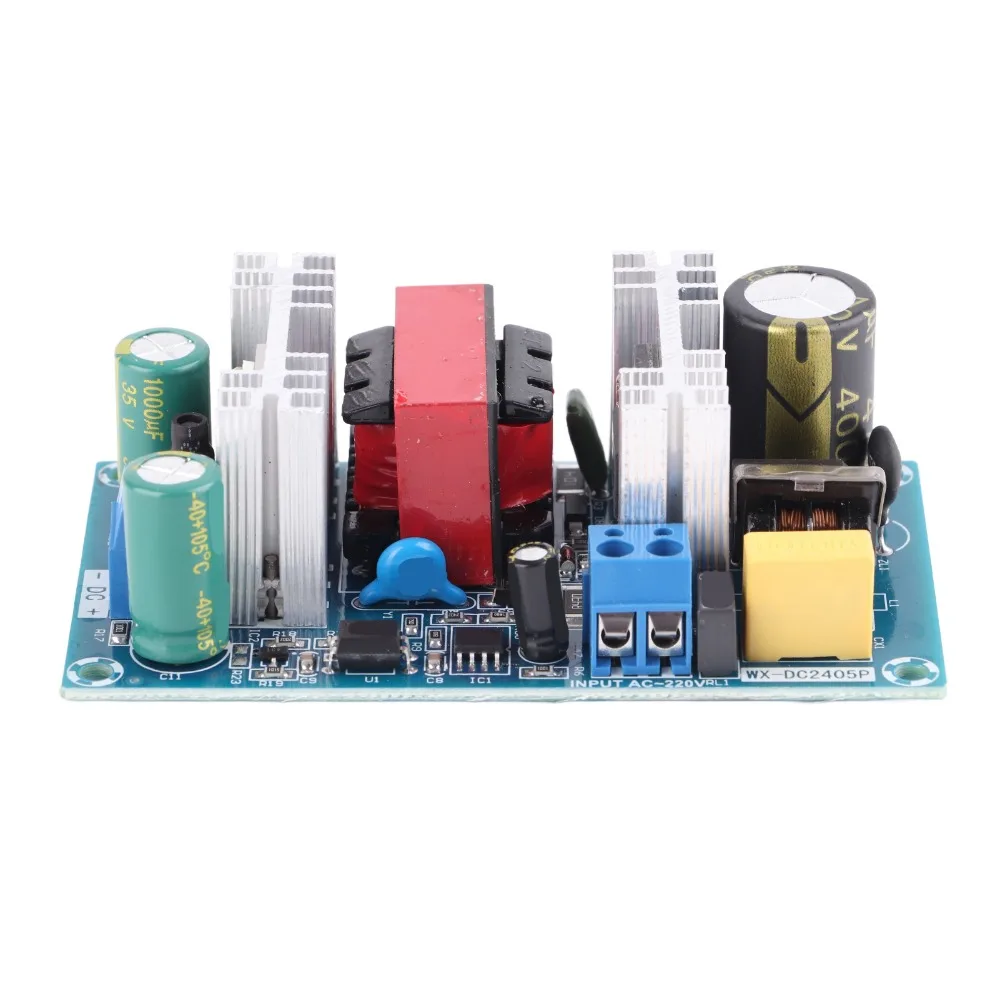 4A Switching Power Supply Module AC110V 220V To DC12V 50W Maximum 6A Low Voltage Converter Board Low Fluctuation High Efficiency