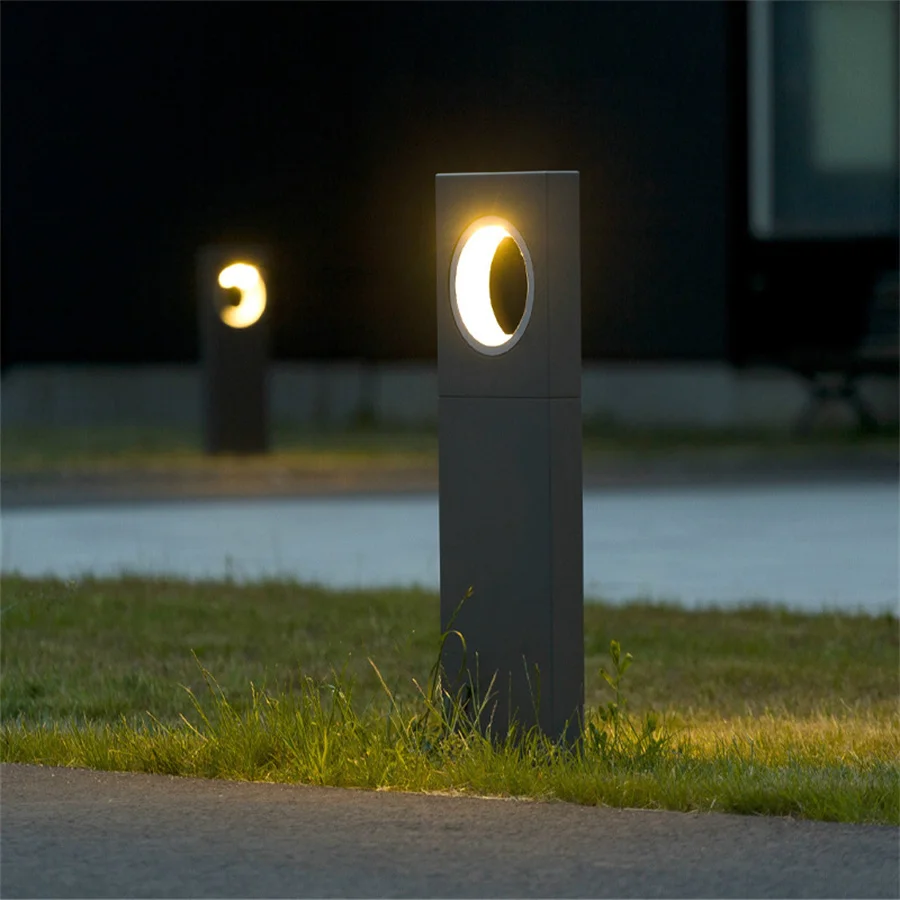 Imagem -03 - Impermeável Led Lawn Light Landscape Post Light Garden Pillar Light Courtyard Villa Street Path ao ar Livre ac 85265v 60cm