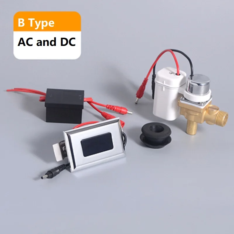 Urinal Sensor Infrared Solenoid Valve Urinal Accessories Urinal Waterproof 4 Section 5 6V Battery Box