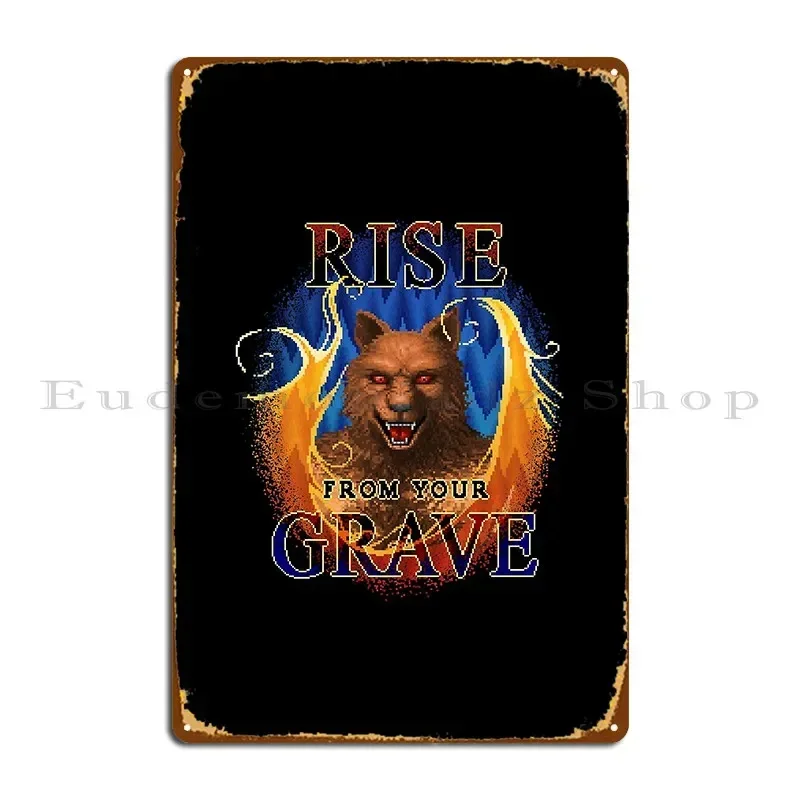 Beast Alterations Metal Sign Create Classic Decoration Cinema Print Tin Sign Poster