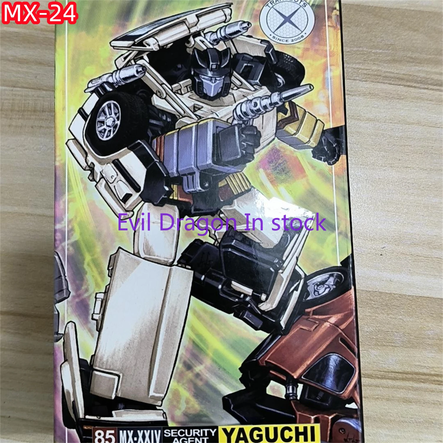 

X-transbots-figura de acción transformable MX-24 MX24 Omnibots Downshift Yaguchi MP, escala con caja, en stock